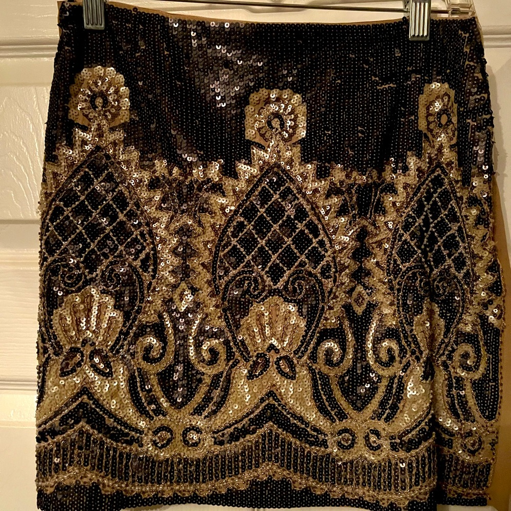 Express beaded skirt